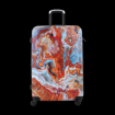 Obrazek Plastový kufr TUCCI Turkish Marble L - barevný potisk - 88 L