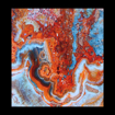Obrazek Plastový kufr TUCCI Turkish Marble L - barevný potisk - 88 L