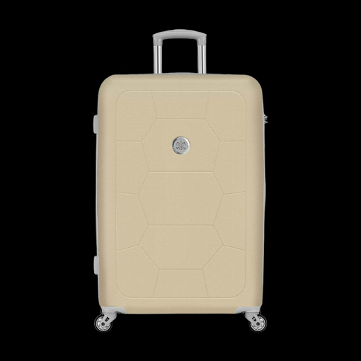 Obrazek Plastový kufr SUITSUIT® Caretta Pale Khaki L - béžová - 83 L