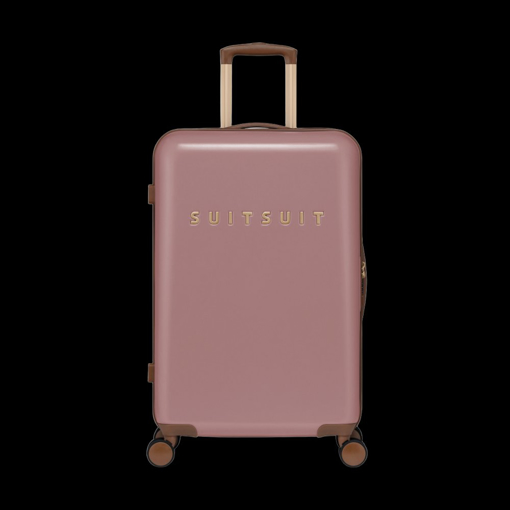 Obrazek Plastový kufr SUITSUIT® Fab Seventies Old Rose M - růžová - 60 L