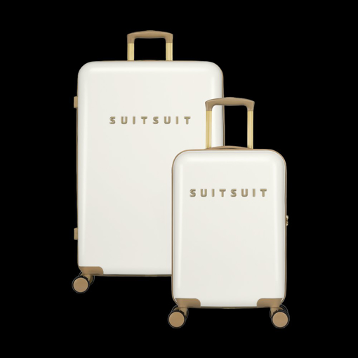 Obrazek Sada cestovních kufrů SUITSUIT® Fusion White Swan - bílá