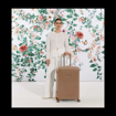 Obrazek Plastový kufr SUITSUIT® Blossom Mocha Mousse L - hnědá - 81 L