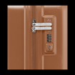 Obrazek Kabinový kufr SUITSUIT® Blossom Maroon Oak S - hnědá - 31 L
