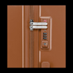 Obrazek Plastový kufr SUITSUIT® Blossom Maroon Oak L - hnědá - 81 L