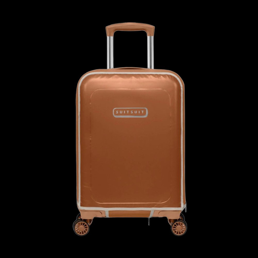 Obrazek Obal na kufr SUITSUIT® Blossom Maroon Oak vel. S - hnědá