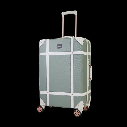 Obrazek Plastový kufr ROCK Vintage M - zelená - 60 L
