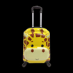Obrazek Dětský kufr TUCCI 3D Gaffie Giraffe - žlutá - 28 L
