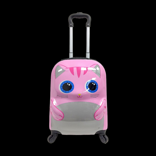 Obrazek Dětský kufr TUCCI 3D Cutte Kitty - růžová - 28 L