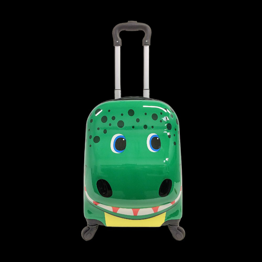 Obrazek Dětský kufr TUCCI 3D Baby Dino - zelená - 28 L