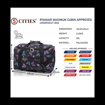 Obrazek Kabinová taška CITIES 611 Butterfly - černá - 20 L