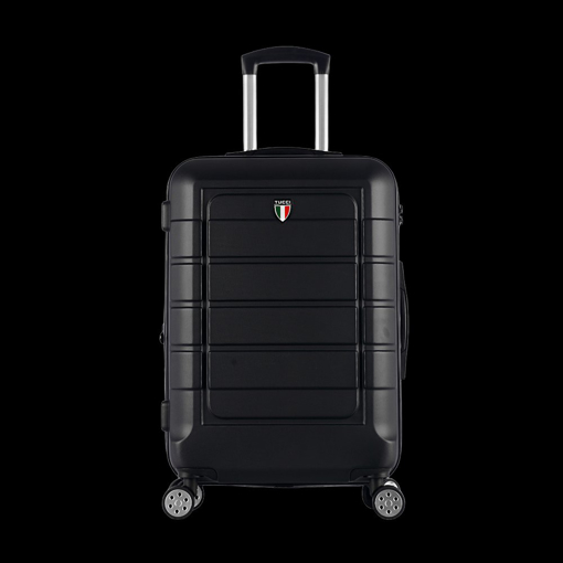 Obrazek Plastový kufr TUCCI Console M - černá - 58 L