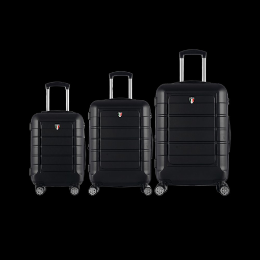 Obrazek Sada cestovních kufrů TUCCI T-0273/3_black - černá