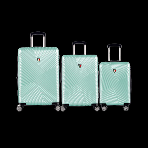 Obrazek Sada cestovních kufrů TUCCI T-0277/3_mint-green - zelená