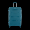 Obrazek Plastový kufr HIGHBURY Carbon L - zelená - 92 L