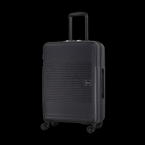 Obrazek Plastový kufr ROCK Lincoln M - černá - 62 L