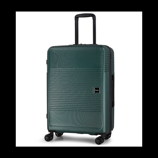 Obrazek Plastový kufr ROCK Lincoln M - zelená - 62 L