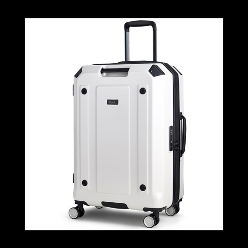 Obrazek Plastový kufr ROCK Alpine M - bílá - 65 L