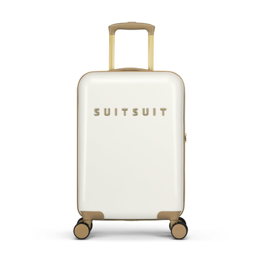 Obrazek Kabinový kufr SUITSUIT® Fusion White Swan S - bílá - 32 L