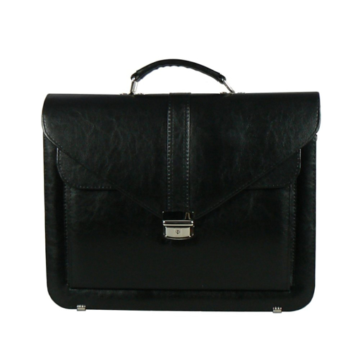 Obrazek Teczka REAbags 7173B - czarny / nikiel 15 L