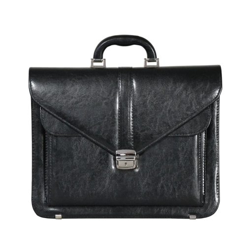 Obrazek Teczka REAbags 7173B-TR - czarny/nikiel - 15 L