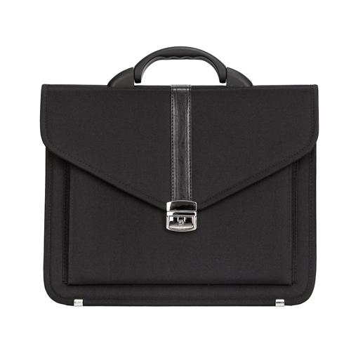 Obrazek Teczka REAbags 7173-T - czarny/nikiel - 15 L