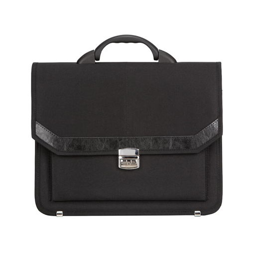 Obrazek Teczka REAbags 7253-T - czarny/nikiel - 15 L