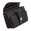 Obrazek Teczka REAbags 8001/1-T - czarny / nikiel 19 L