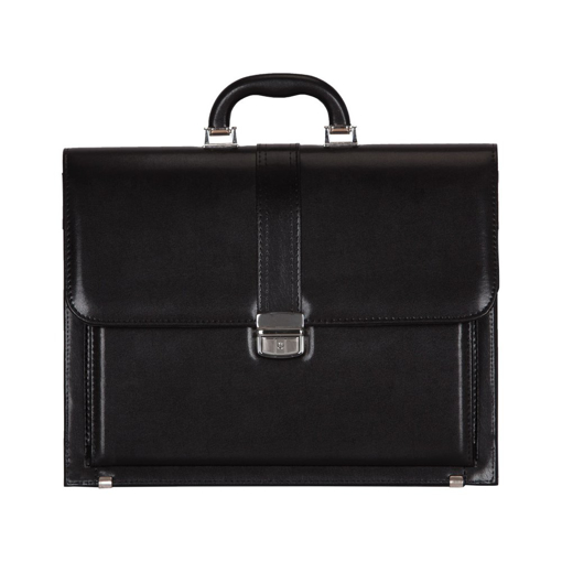 Obrazek Teczka REAbags 8003A - czarny/nikiel - 17 L