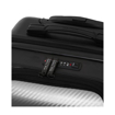 Obrazek Walizka podróżna MIA TORO M1709/2-S - czarny/srebrny - 41 L + 25% EKSPANDER