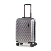 Obrazek Walizka kabinowa ROCK Allure S - srebrna 34 l