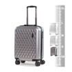 Obrazek Walizka kabinowa ROCK Allure S - srebrna 34 l