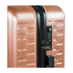 Obrazek Walizka kabinowa ROCK Allure S - srebrna 34 l