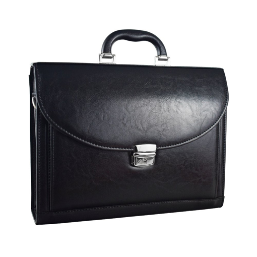 Obrazek Teczka REAbags 9004-TR - czarny / nikiel 11 L