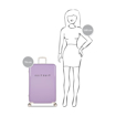 Obrazek SUITSUIT® Fabulous Fifties Royal Lavender L - fioletowy 91