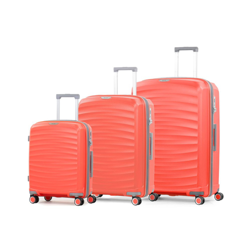 Obrazek Zestaw walizek podróżnych ROCK Sunwave - pomarańczowy 120 l