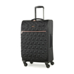 Obrazek Tekstylna walizka ROCK Jewel M - czarna 61 L