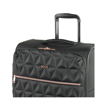 Obrazek Tekstylna walizka ROCK Jewel M - czarna 61 L