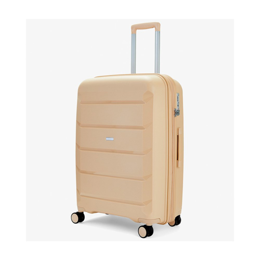 Obrazek Walizka podróżna ROCK TR-0239/3-M PP - beżowa - 58 L + 15% EKSPANDER