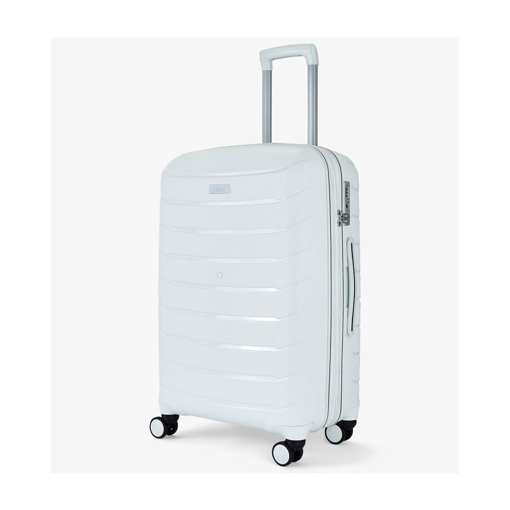 Obrazek Walizka podróżna ROCK TR-0241/3-M PP - biała - 59 L + 15% EKSPANDER
