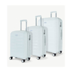 Obrazek Zestaw walizek podróżnych ROCK TR-0241/3 PP - biały - 86 L / 59 L / 36 L + 15% EKSPANDER