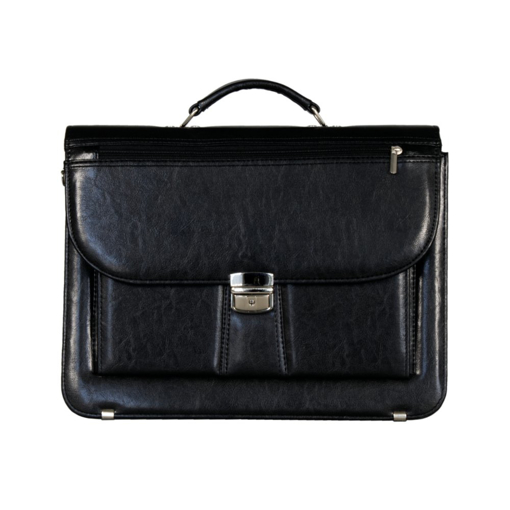 Obrazek Teczka REAbags 7618 - czarny/nikiel - 19 L