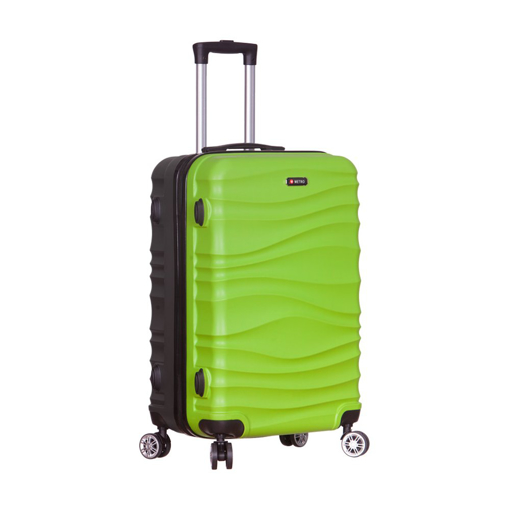 Obrazek Walizka METRO LLTC1/3-M ABS - zielona/szara - 57 L