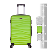 Obrazek Walizka METRO LLTC1/3-M ABS - zielona/szara - 57 L