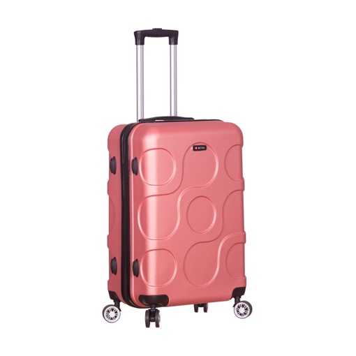Obrazek Bagaż kabinowy METRO LLTC4/3-S ABS - różowy - 34 L