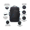 Obrazek Plecak AEROLITE BPMAX03 - bordowy - 18 L
