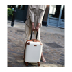 Obrazek Zestaw walizek podróżnych ROCK TR-0219/3 ABS/PC - szary - 84 L / 57 L / 35 L + 20% EKSPANDER