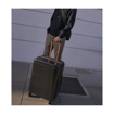 Obrazek Zestaw walizek podróżnych ROCK TR-0238/3 ABS/PC - węgiel drzewny - 102 L / 60 L + 20% EKSPANDER / 34 L