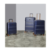 Obrazek Zestaw walizek podróżnych ROCK TR-0238/3 ABS/PC - granatowy - 102 L / 60 L + 20% EXPANDER / 34 L