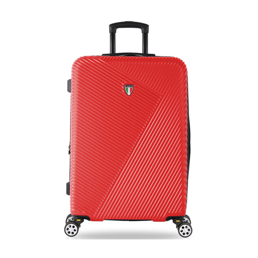 Obrazek Walizka podróżna TUCCI T-0118/3-L ABS - czerwona - 122 L + 35% EKSPANDER