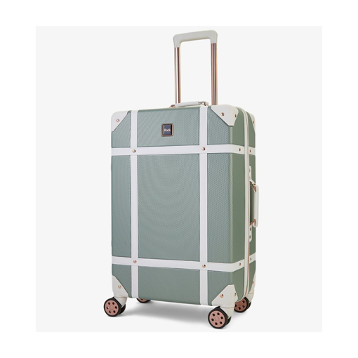 Obrazek Walizka podróżna ROCK TR-0193/3-M ABS - szaro-zielona - 60 L